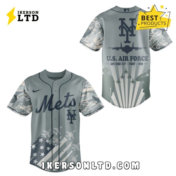 New York Mets x Veteran U.S Air Force 2025 Baseball Jersey