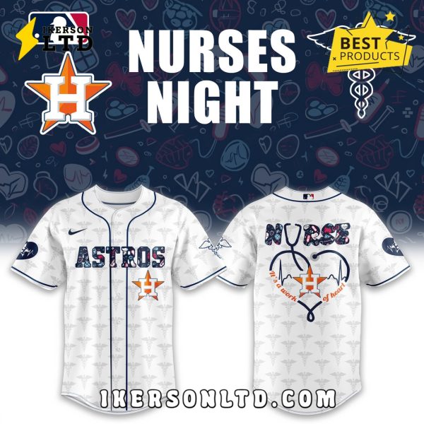 Nurses Night MLB Houston Astros Baseball Jersey