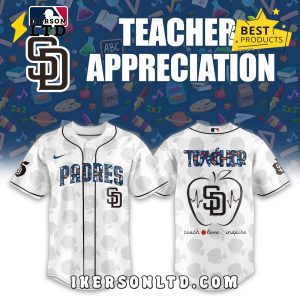 San Diego Padres 2025 Teacher Night Baseball Jersey