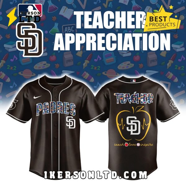San Diego Padres MLB Teacher Night Baseball Jersey