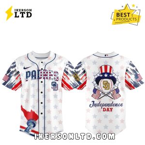San Diego Padres x 4th of july independence Baseball Jersey