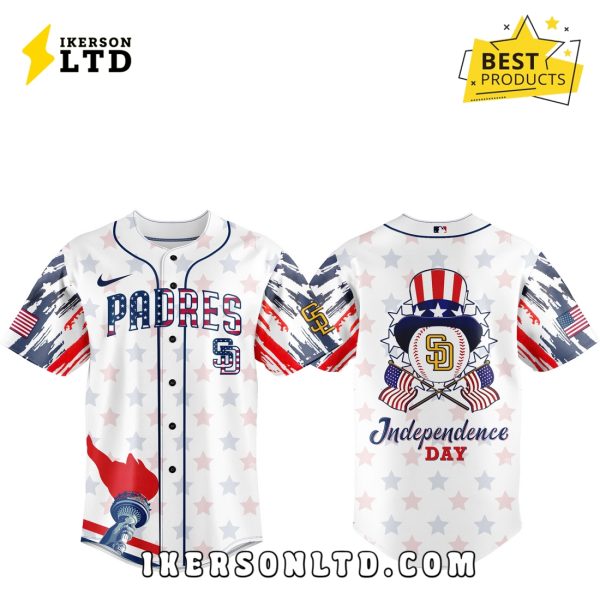San Diego Padres x 4th of july independence Baseball Jersey