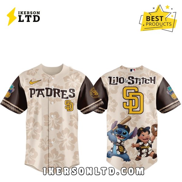 San Diego Padres x Lilo & Stitch 2025 Baseball Jersey