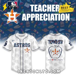 Teacher x Houston Astros Night 2025 Baseball Jersey