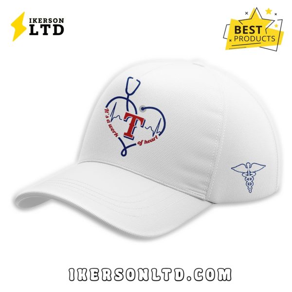 Texas Rangers 2025 Nurses Night White Hoodie, Long Pants
