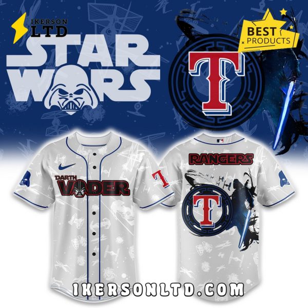 Texas Rangers x Star Wars Night 2025 Baseball Jersey