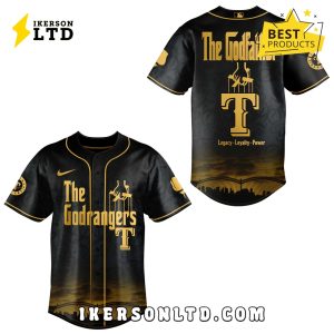 Texas Rangers x The Godfather Gold Baseball Jersey