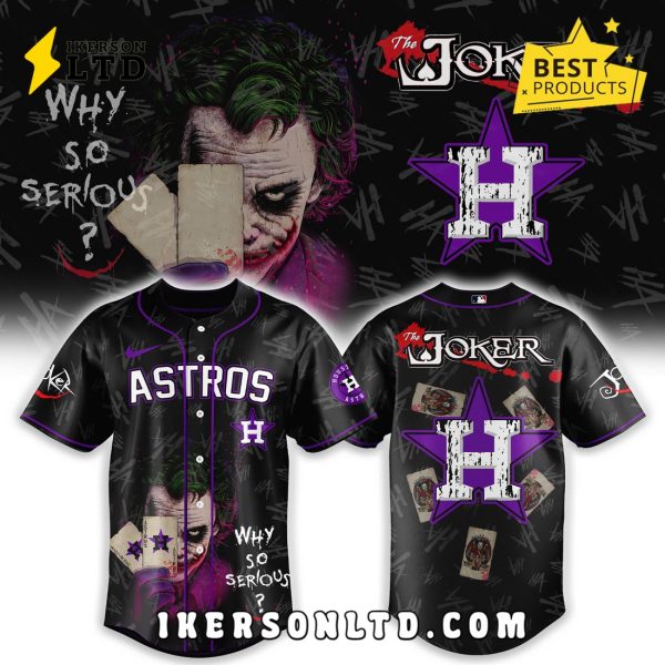 The Joker x Houston Astros Baseball Jersey