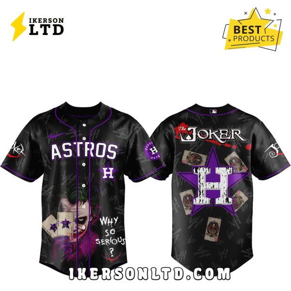 The Joker x Houston Astros Baseball Jersey