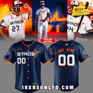 The Next Frontier Houston Astros City Connect Navy Baseball Jersey