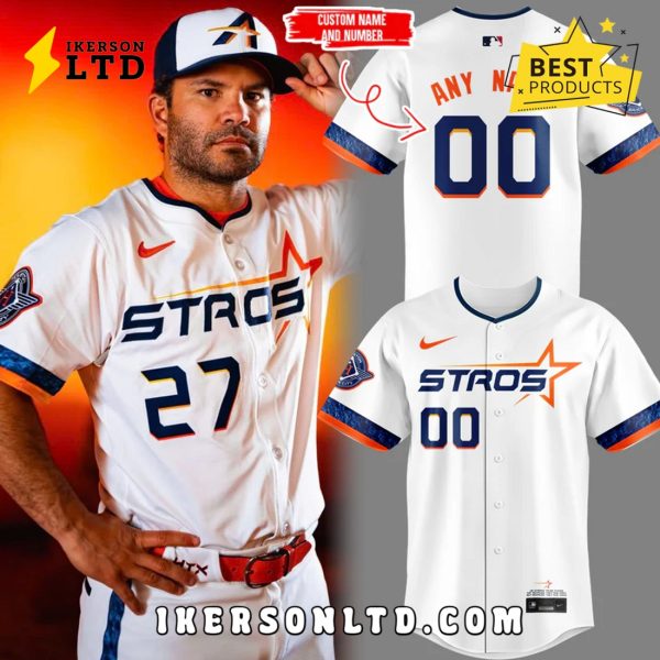 The Next Frontier Houston Astros City Connect White Baseball Jersey