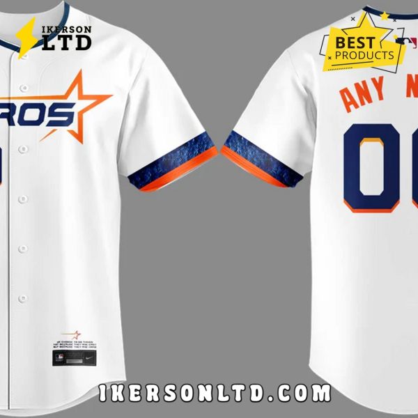 The Next Frontier Houston Astros City Connect White Baseball Jersey