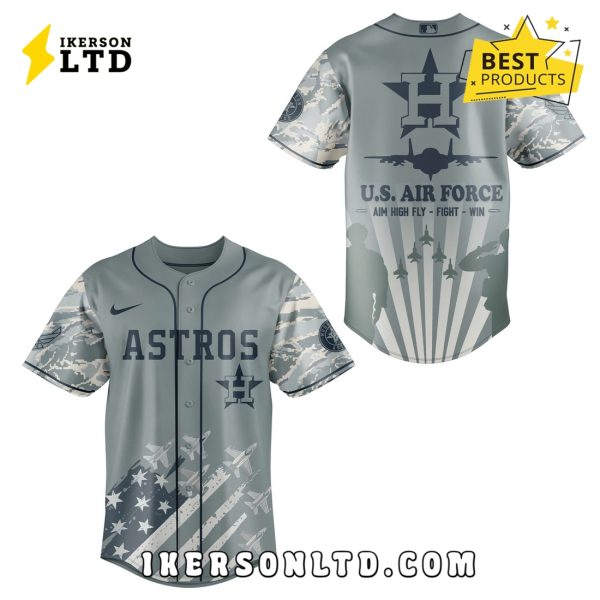 Veteran U.S Air Force x Houston Astros 2025 Baseball Jersey
