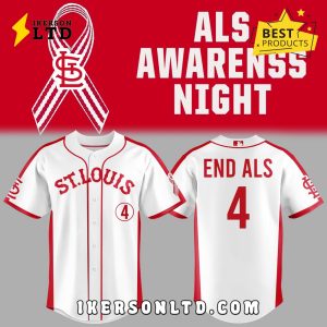 Cardinals x ALS Awareness Night Baseball Jersey Limited Edition