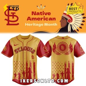 Cardinals x Native American Heritage Month 2025 Baseball Jersey