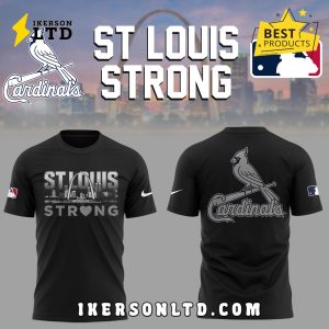 Cardinals x St Louis Strong 2025 Black Hoodie