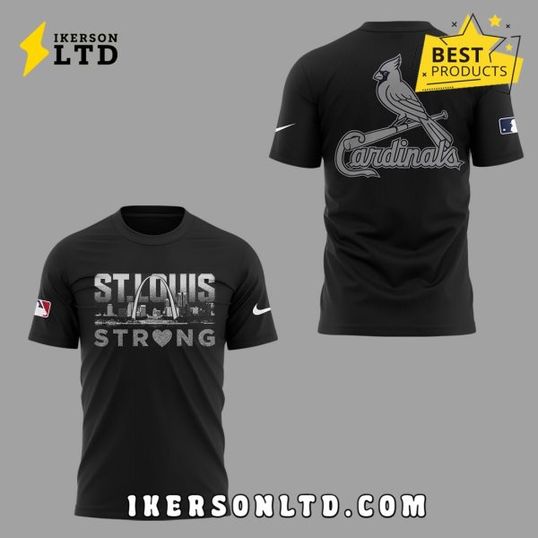 Cardinals x St Louis Strong 2025 Black Hoodie
