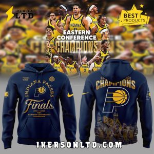 Indiana Pacers Eastern Conference Champions Hoodie 2025