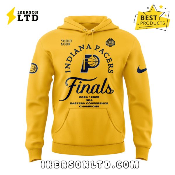 Indiana Pacers Eastern Conference Yellow Hoodie