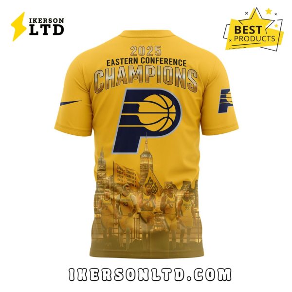 Indiana Pacers Eastern Conference Yellow Hoodie