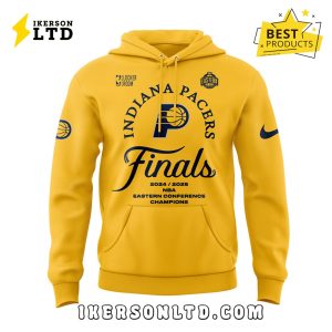 Indiana Pacers Eastern Conference Yellow Hoodie, Long Pants
