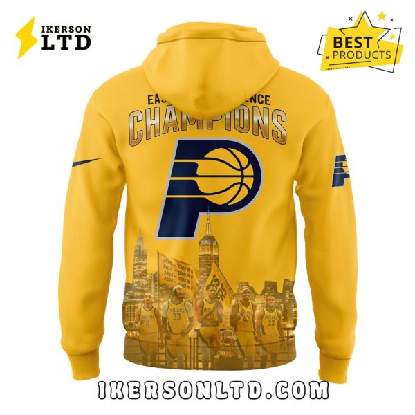 Indiana Pacers Eastern Conference Yellow Hoodie, Long Pants