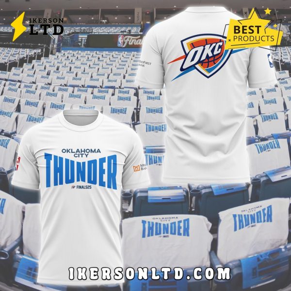 Limited Edition OKC Game 1 Final White Hoodie 2025