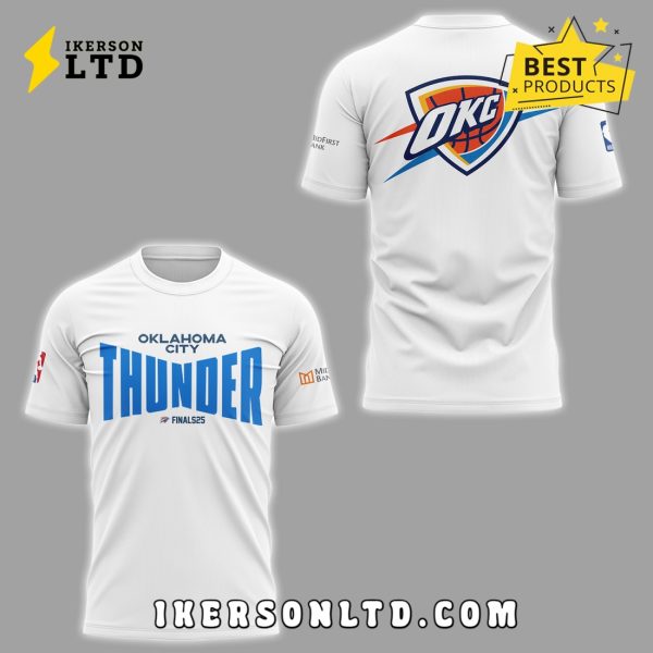 Limited Edition OKC Game 1 Final White Hoodie 2025