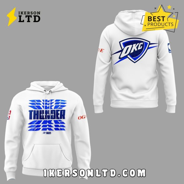 Limited Edition OKC Game 5 Final White 2025 Hoodie, Long Pants