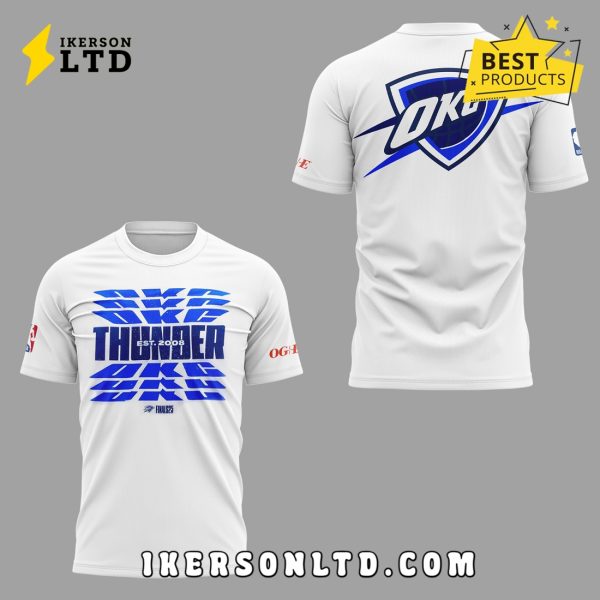 Limited Edition OKC Game 5 Final White Hoodie 2025