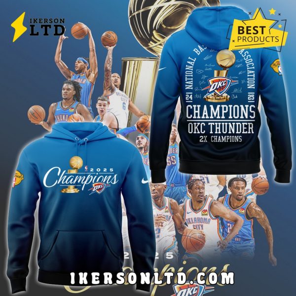 Limited Edition OKC National Basketball Champions Hoodie