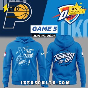 Limited Edition OKC x No Cer 2025 Blue Hoodie, Long Pants