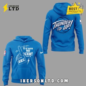 Limited Edition OKC x No Cer 2025 Blue Hoodie, Long Pants