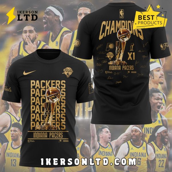 Limited Edition Pacers 2025 Champions Black Hoodie