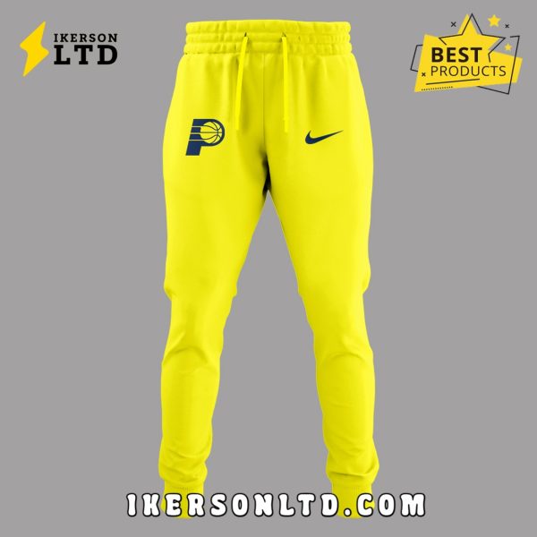 Limited Edition Pacers Final 2025 Yellow Hoodie, Long Pants