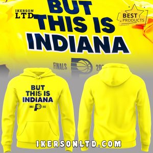 Limited Edition Pacers Final Yellow Hoodie 2025