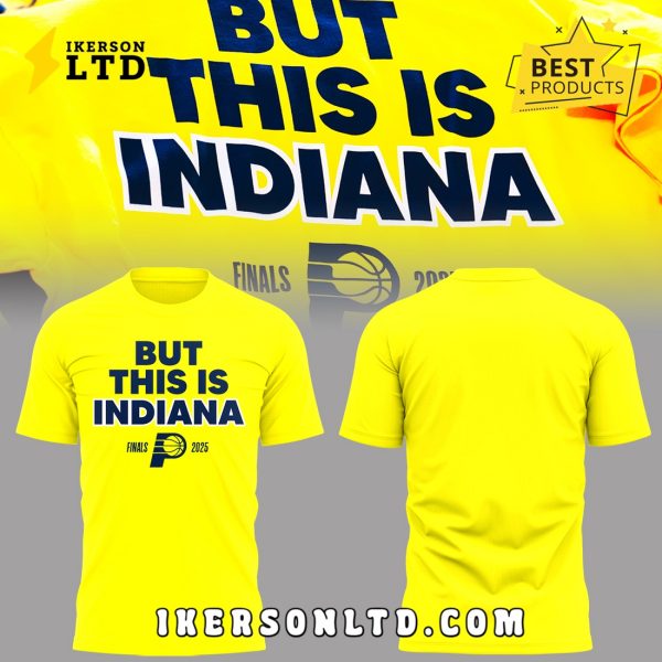 Limited Edition Pacers Final Yellow Hoodie 2025