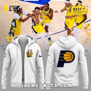 Limited Edition Pacers Legacy Signal White Hoodie 2025