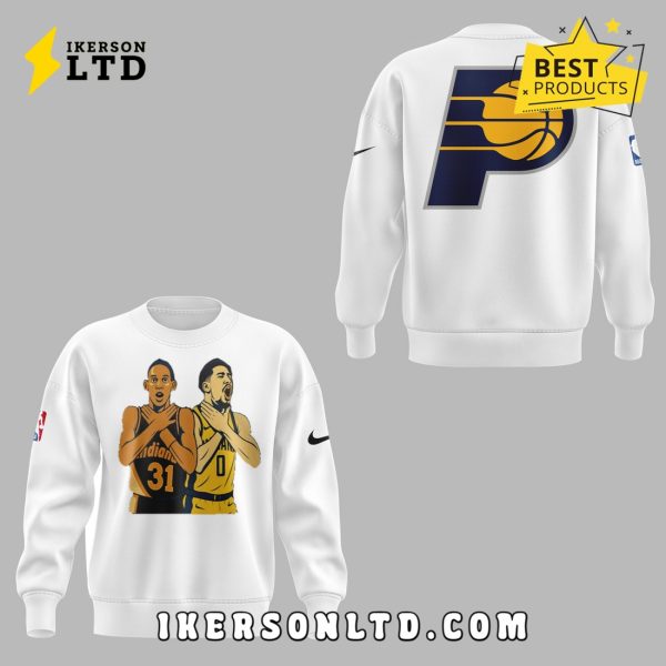 Limited Edition Pacers Legacy Signal White Hoodie 2025