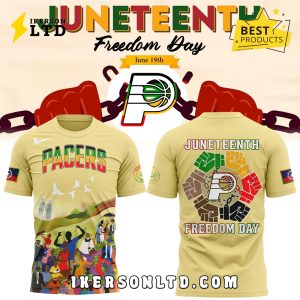 Limited Edition Pacers x Juneteenth Freedom Day Hoodie 2025