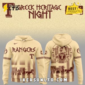 Limited Edition Rangers x Greek Heritage Night Hoodie 2025