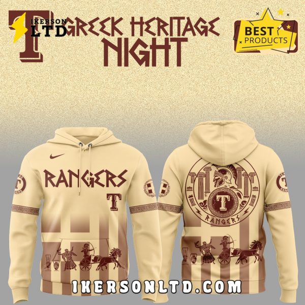 Limited Edition Rangers x Greek Heritage Night Hoodie 2025
