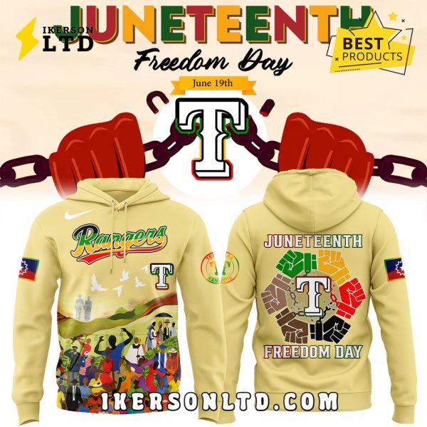 Limited Edition Rangers x Juneteenth Freedom Day Hoodie, Long Pants