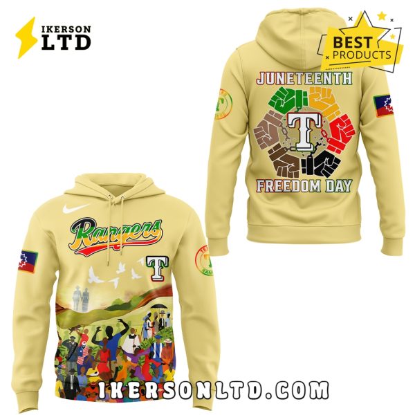 Limited Edition Rangers x Juneteenth Freedom Day Hoodie, Long Pants
