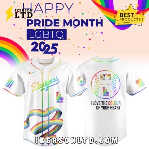 Los Angeles Dodgers x Happy Pride Month 2025 Baseball Jersey