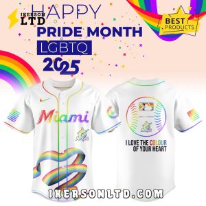 Miami Marlins x Happy Pride Month 2025 Baseball Jersey