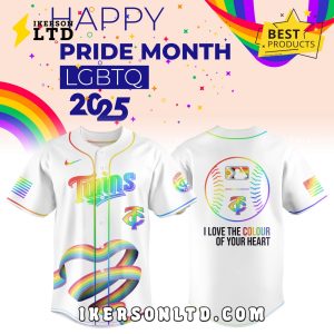 Minnesota Twins x Happy Pride Month 2025 Baseball Jersey