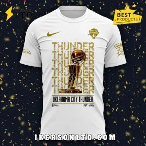 OKC Thunder 2X NBA Champions Signatures Shirt