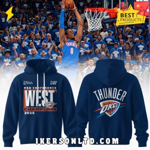 OKC Western Conference Champions Blue Hoodie