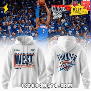 OKC Western Conference Champions White Hoodie